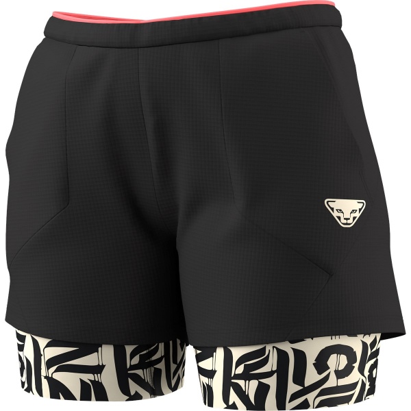 Shorts Dynafit W Trail 2in1 Black Out Overcast