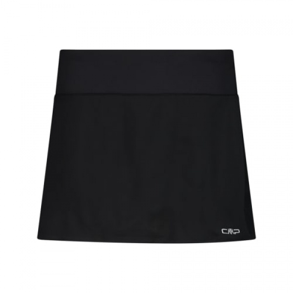 Skirt Cmp W Trail 2-in-1 Stretch Nero