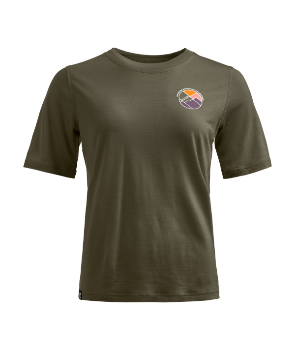 T-shirt Ortovox W 140 Cool Round Landscape Dark Wild
