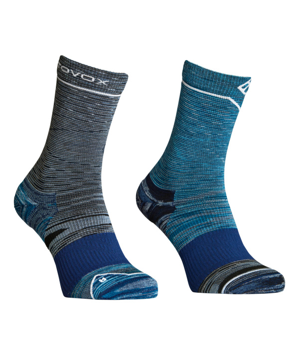 Calzini Ortovox Alpine Mid Blue Nunatak