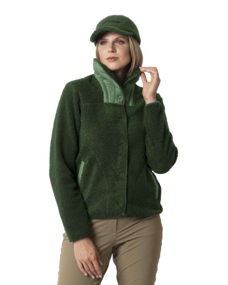 Giacca W Sabine Cozy Thermal Dark Forest Green