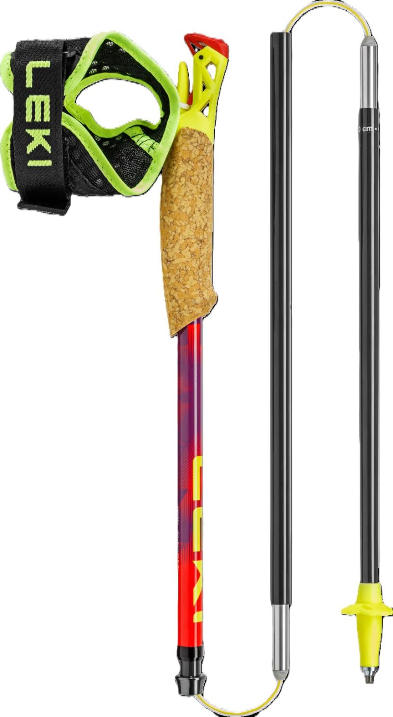 Bastoncini Leki Ultratrail Fx One Sl Bright Red Violet Neon
