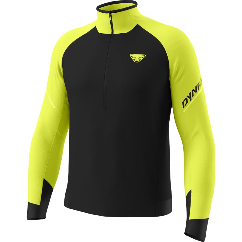 MAGLIA ALPINE 1/2 ZIP ULTRA YELLOW
