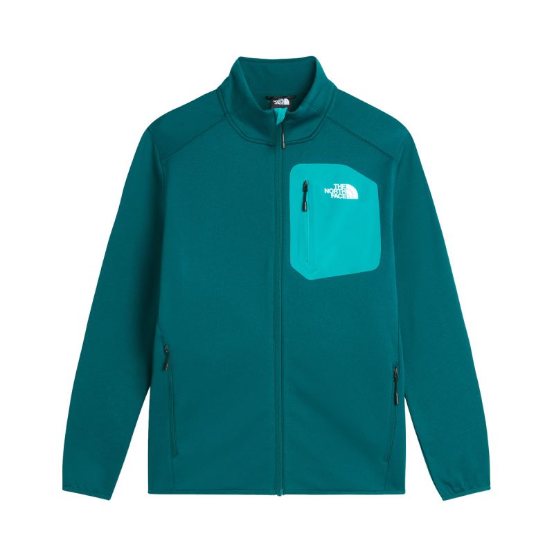 Pile Crest Full Zip Pacific Teal/tnf Black
