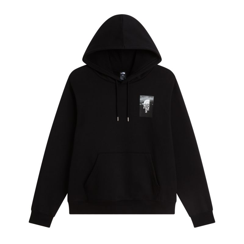 Felpa Apex  75 Collage Relaxed Hoodie Tnf Black