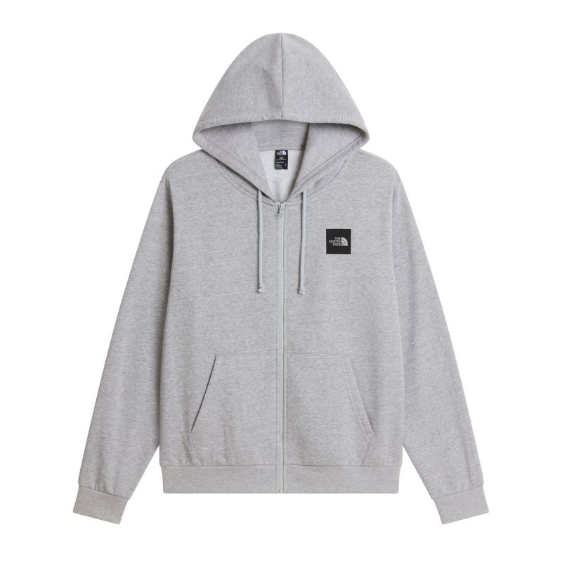 Felpa Evo Box Half Dome Regular Full Zip Pale Grey Heather