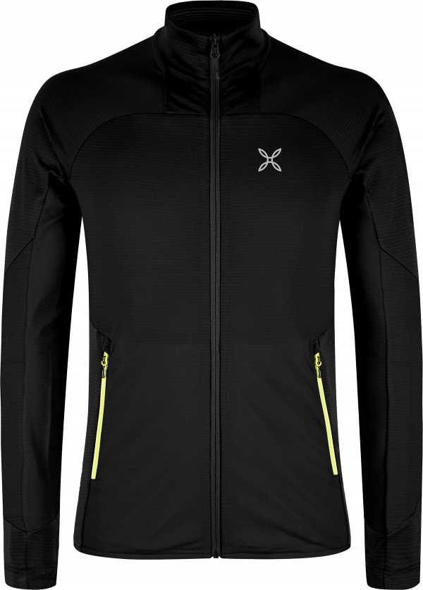 MAGLIA MONTURA RISE BLACK SUNNY LIME