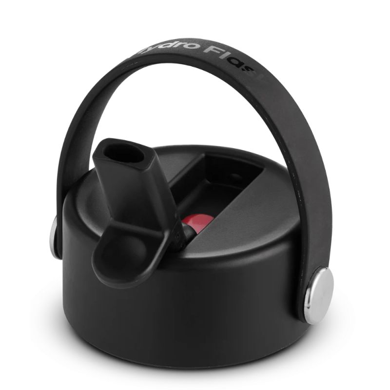 Wide Flex Straw Cap Black