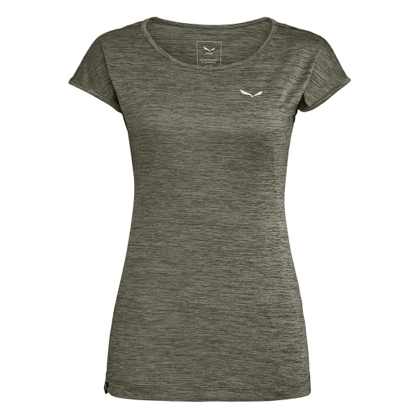 T-shirt Salewa W Puez Melange Dry Faded Green