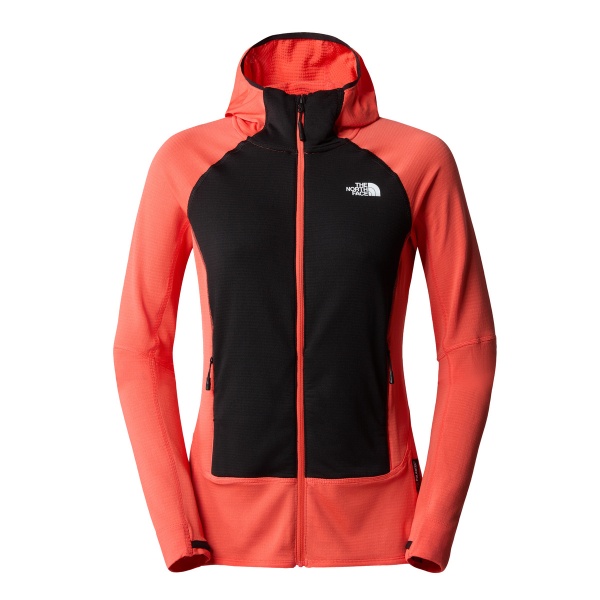 Jacket Tnf W Bolt Polartec Hoodie Borgogna Black | Kappaemme Sport