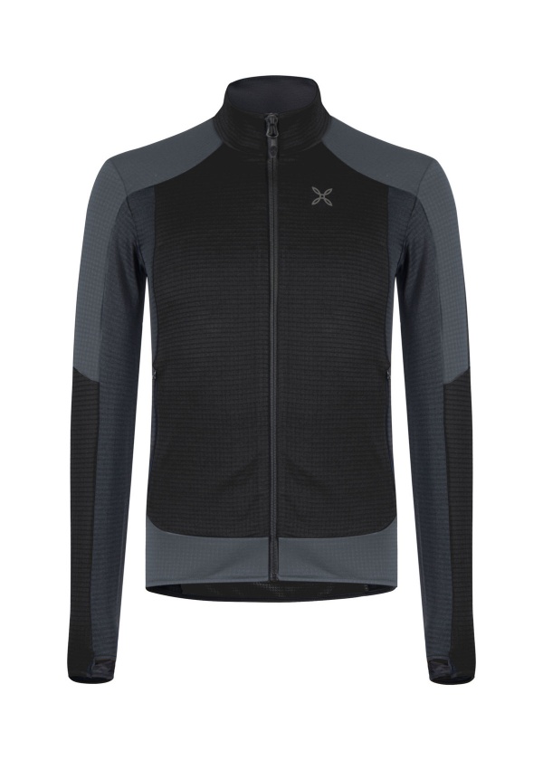 Maglia Montura Stretch Color Nero Piombo