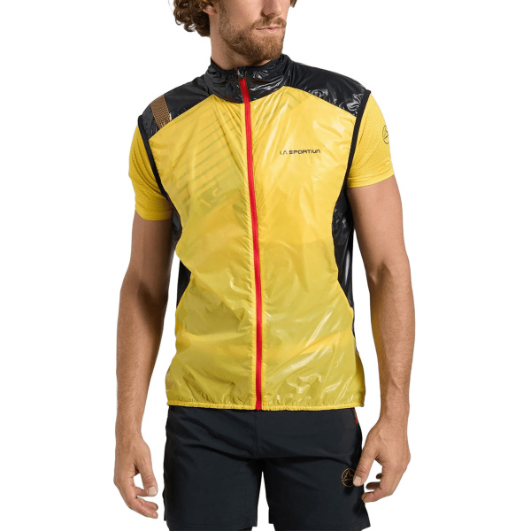 Gilet La Sportiva Blizzard Windbreaker Yellow Black