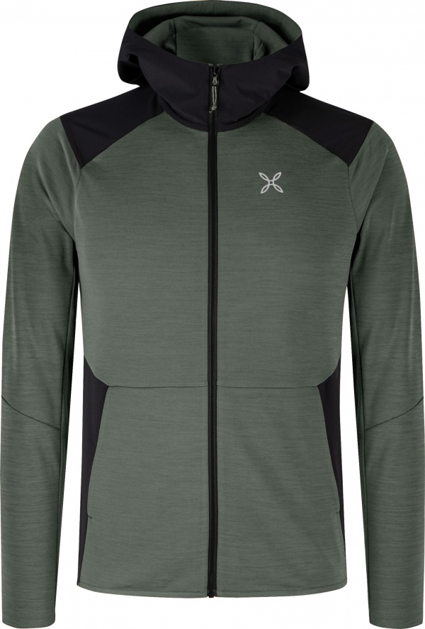 Maglia Montura Timeless Mix Hooded Verde Salvia
