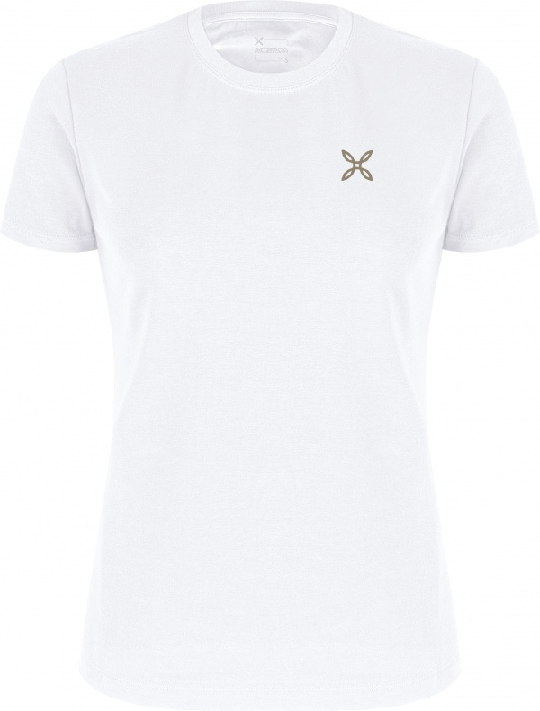 T-shirt Montura W Rock Painting White Desert Beige