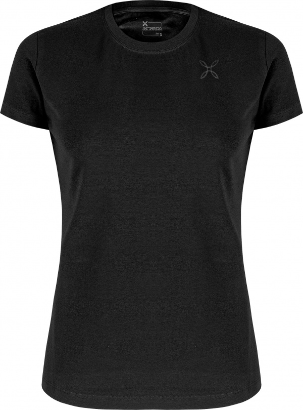 T-shirt Montura W Pencil Logo Black