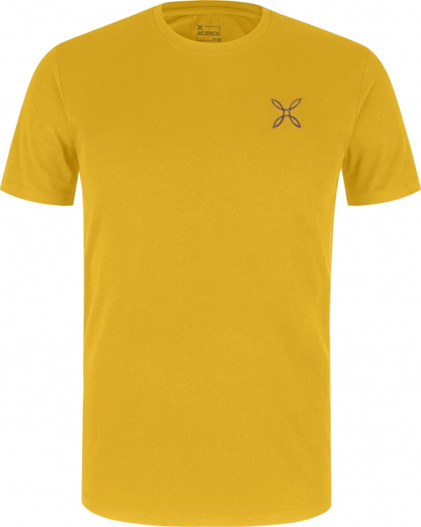T-shirt Montura Pencil Logo Mustard