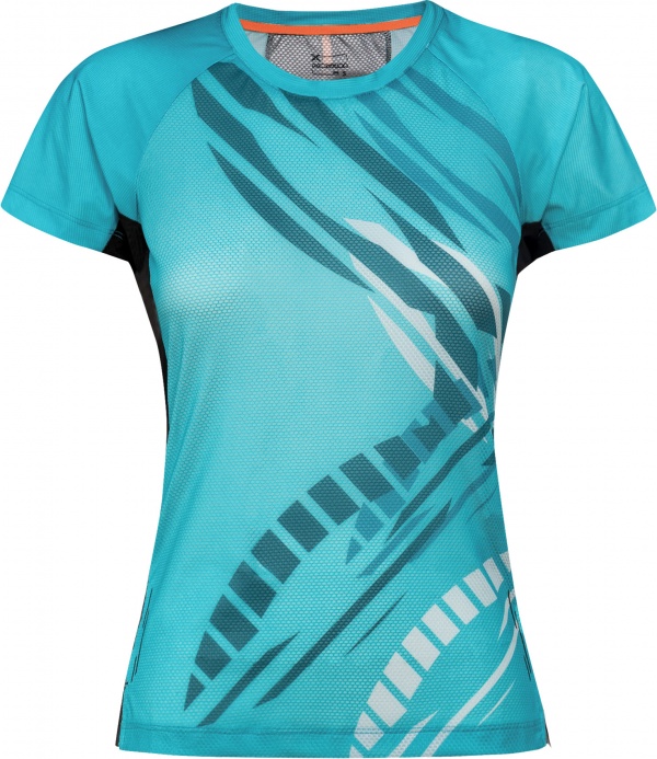T-shirt Montura W Shadow Graphic Turquoise