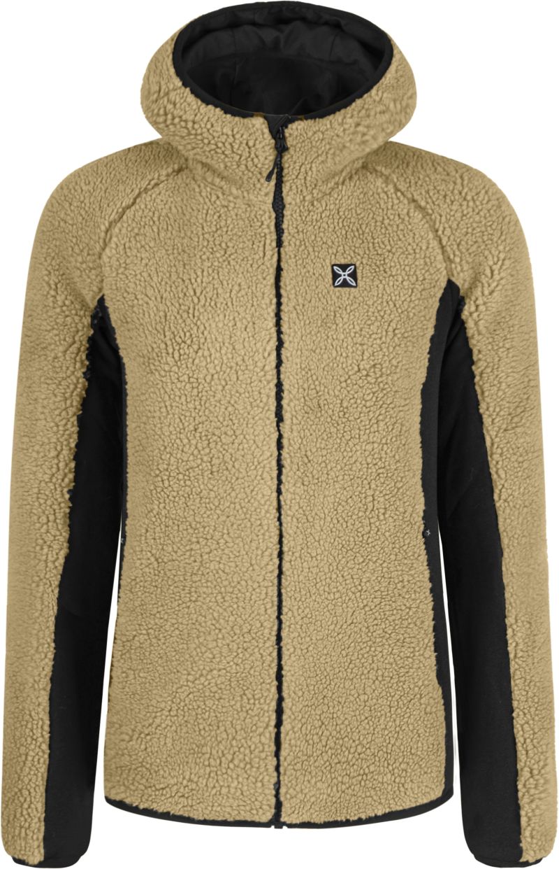 Giacca W Sherpa Desert Beige