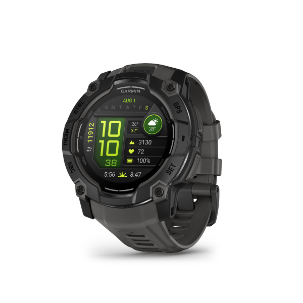 OROLOGIO GARMIN INSTINCT 3 - 50MM AMOLED BLACK BEZEL CHARCOA