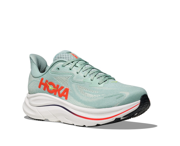 Scarpa Hoka Clifton 10 Fiamma Salvia Neon