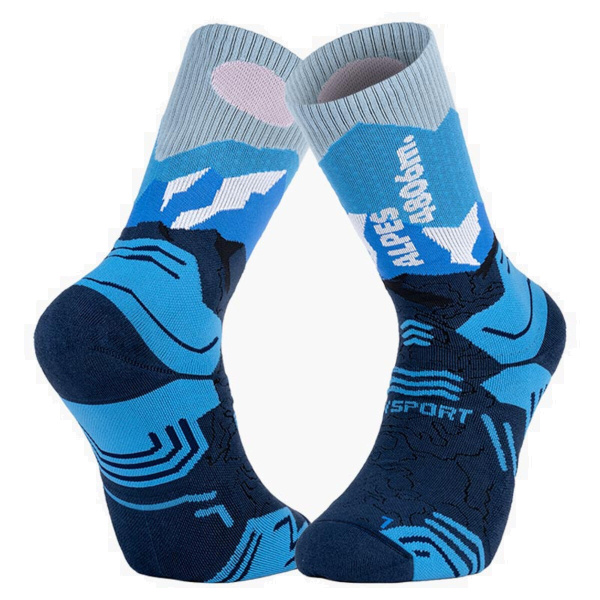 Calzini Bv Sport Trek Summit High Lyocell Alpes Bleu