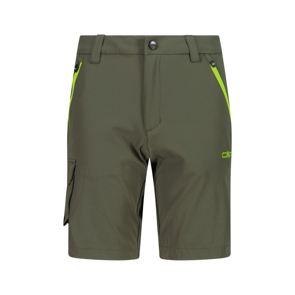 Bermuda Cmp Kid Stretch Oil Green