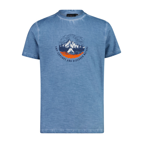 T-shirt Cmp Kid Pigment Dye Slub Jersey Shadow