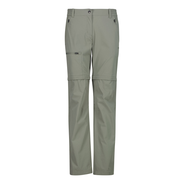 Pantalone Cmp W Zip Off 4-way Stretch Avocado