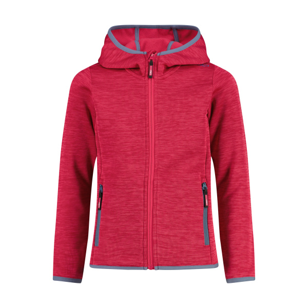 Jacket Cmp Kid G Fix Hood Jacquard Knitted