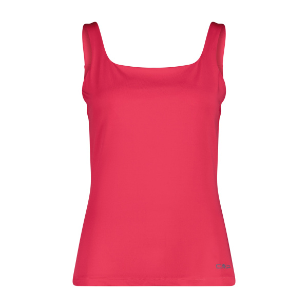 Canotta Cmp W Double Top Stretch Magenta