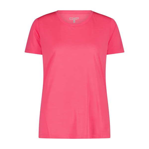 T-shirt Cmp W Jacquard Jersey Pink Fluo