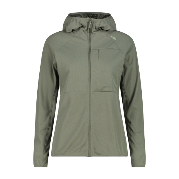 Jacket Cmp W Fix Hood Light 3d Mesh Avocado