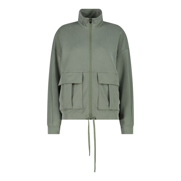 Jacket Cmp W Satine Finishing Modal Salvia