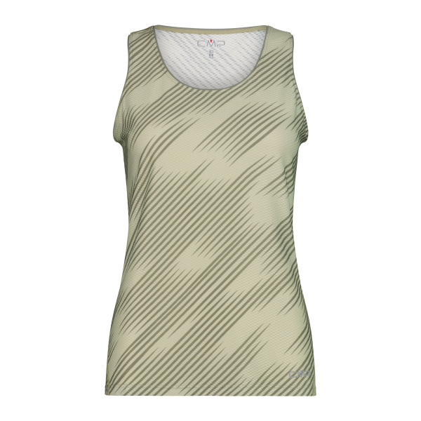 Canotta Cmp W Mesh Pistacchio Avocado