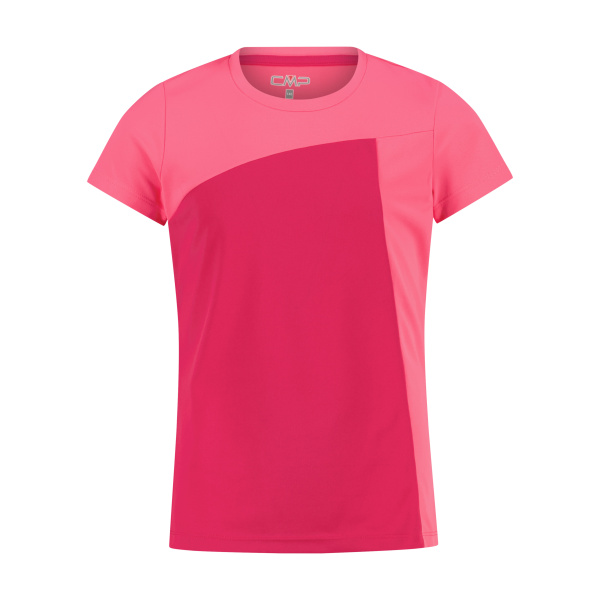 T-shirt Cmp Kid G Piquet Pink Fluo Magenta