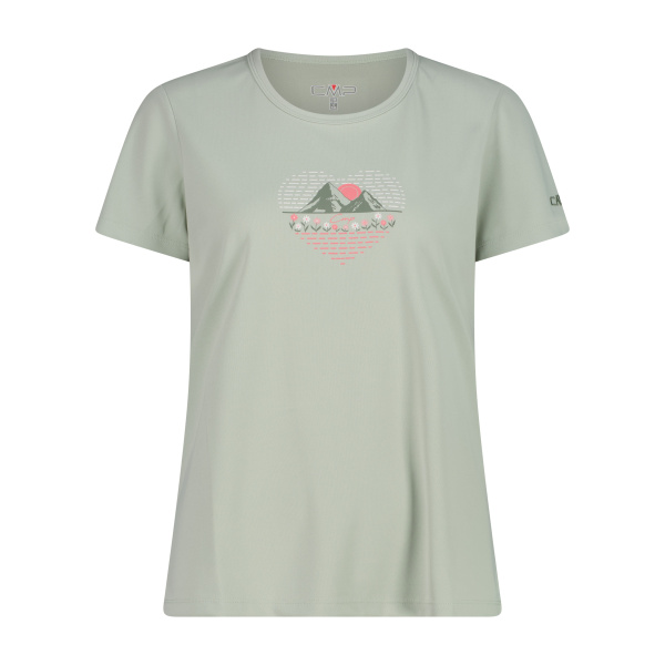 T-shirt Cmp W Piquet Pistacchio