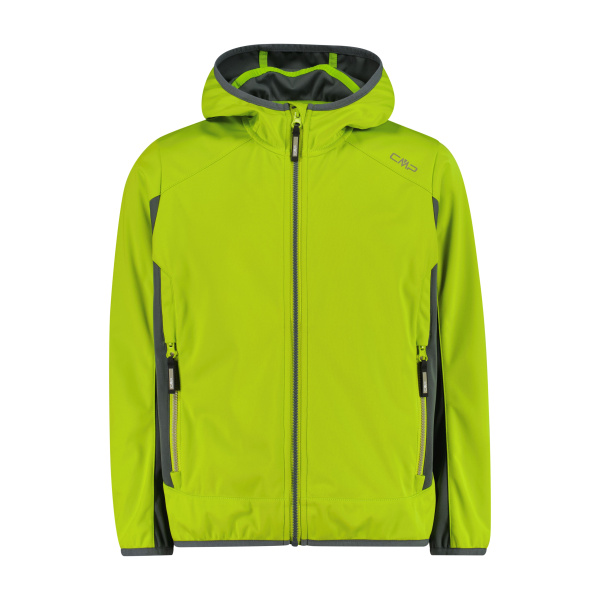 Jacket Cmp Kid Fix Hood Light Softshell Mela Grey