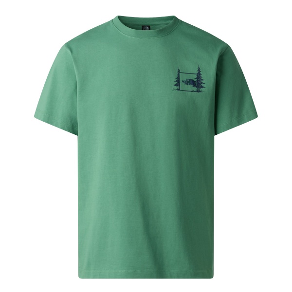 T-shirt Tnf Camping Relaxed Dimmed Algae