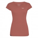 T-SHIRT SALEWA W PUEZ MELANGE DRY ETRUSCAN RED