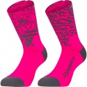 CALZINI DYNAFIT RUN WILD CREW PINK GLO