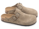 SABOT BIOLINE BIGSUEDE SAND CON FIBBIA
