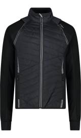 GIACCA WITH DETACHABLE SLEEVES LIGHT SOFTSHELL ANTRACITE