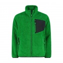 JACKET CMP KID MELANGE HIGHLOFT DEEP MINT MELANGE