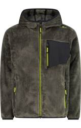 PILE KID FIX HOOD HIGHLOFT OLIVE ANTRACITE