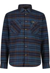 CAMICIA BRUSHED FLANNEL ANTRACITE AVIO MELANGE