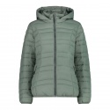 GIACCA CMP W SNAPS HOOD NYLON CIRE  MINERAL