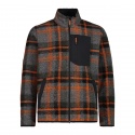 JACKET CMP JACQUARD KNITTED NERO JAFFA FOREST