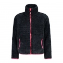 JACKET CMP KID G STRIPED HIGHLOFT TITANIO NERO