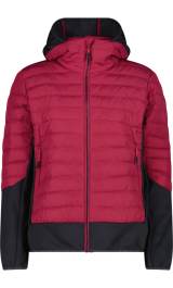 GIACCA W HYBRID FIX HOOD AMARANTO