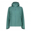 JACKET CMP W FIX HOOD 2 LAYER AGAVE